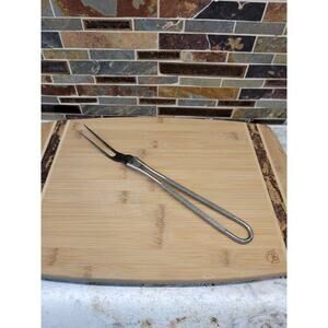 Vintage Grand Forks ND Ice & Fuel Company Advertising Meat Fork